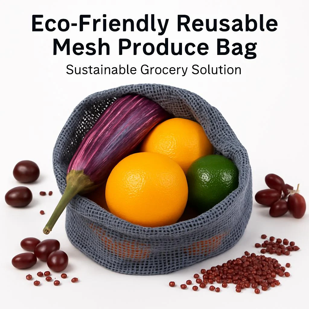 Eco-Friendly Reusable Mesh Produce Bag - Sustainable Grocery Solution - Image 3
