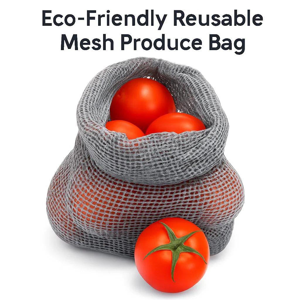 Eco-Friendly Reusable Mesh Produce Bag - Sustainable Grocery Solution - Image 4