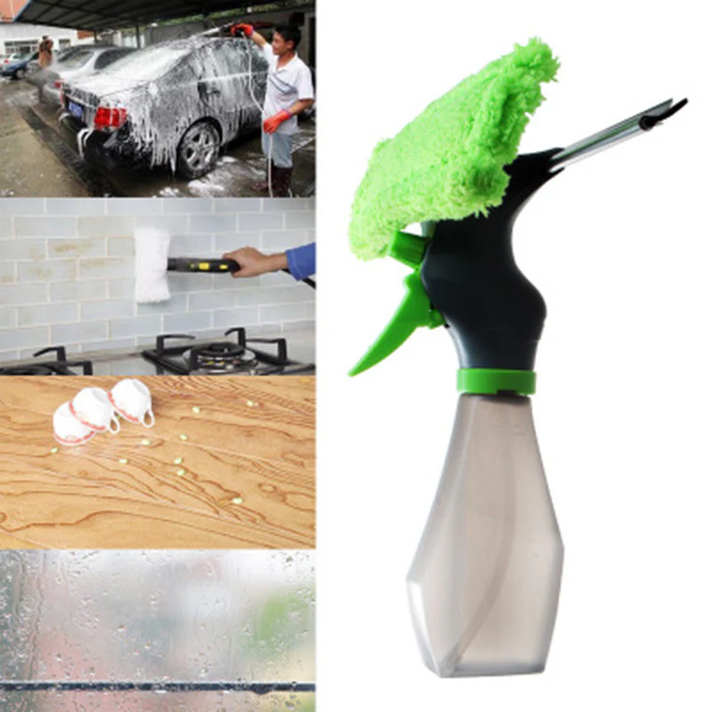 Eco-Friendly Window Cleaning Tool with Reusable Microfiber Pad - Image 10