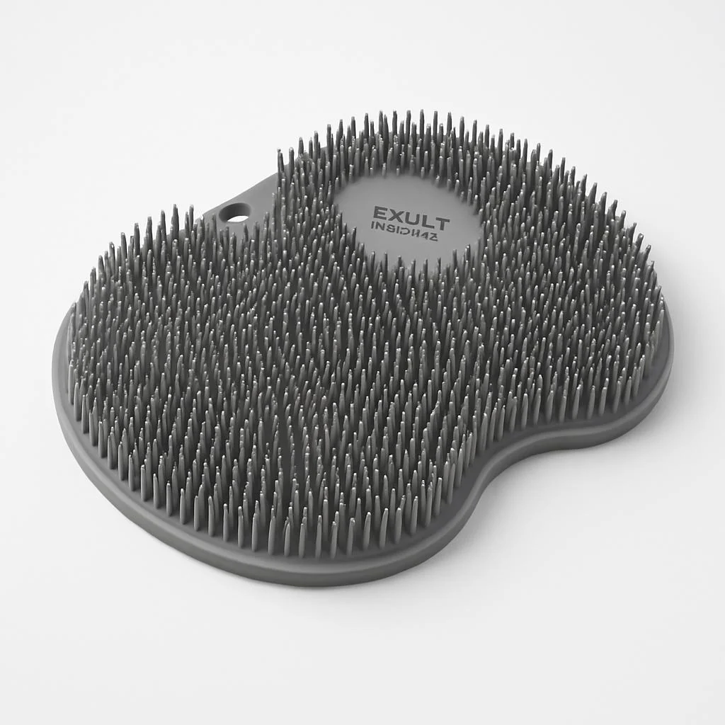 Eco-Friendly Silicone Bath Massage Brush & Foot Scrub Mat - Image 14