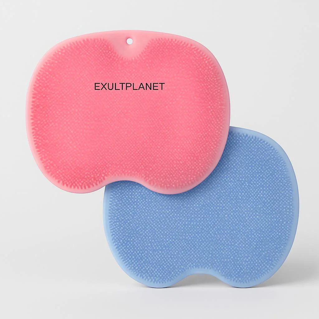 Eco-Friendly Silicone Bath Massage Brush & Foot Scrub Mat - Image 9