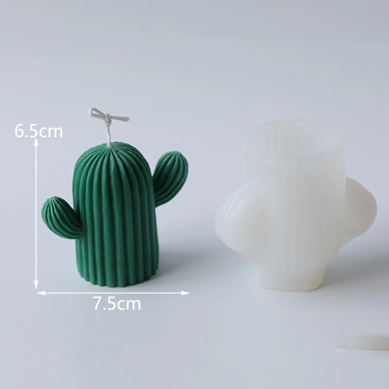 Eco-Friendly Handmade Candle DIY Kit with Plaster Mold - Image 9