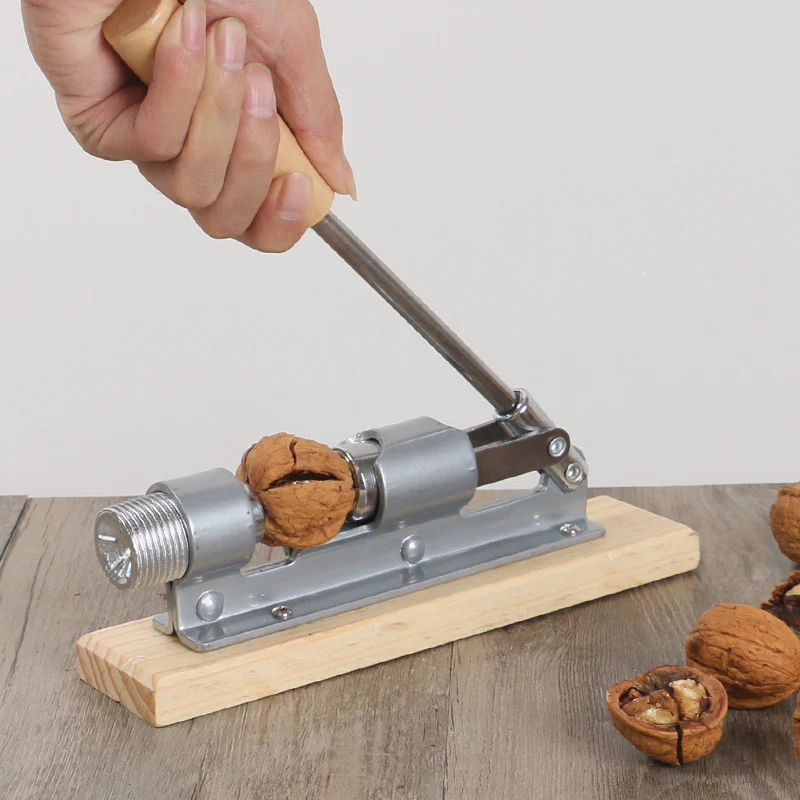 Eco-Friendly Manual Nutcracker - Sustainable Metal & Wood Design - Image 11