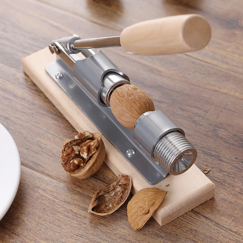 Eco-Friendly Manual Nutcracker - Sustainable Metal & Wood Design - Image 13