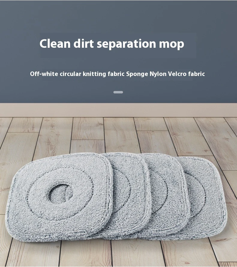Reusable Gray Microfiber Mop Pads - Eco-Friendly Cleaning Solution - Image 10
