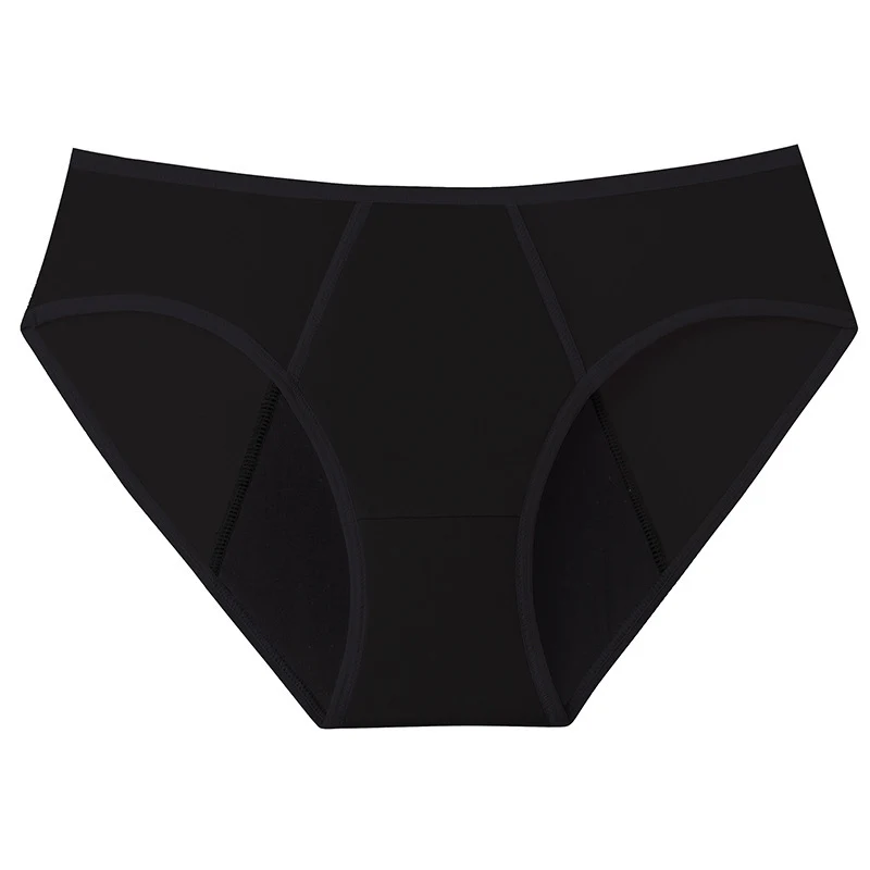 Eco-Friendly Reusable Period Underwear - Black & Pink Briefs (Pack of 3) - Image 10