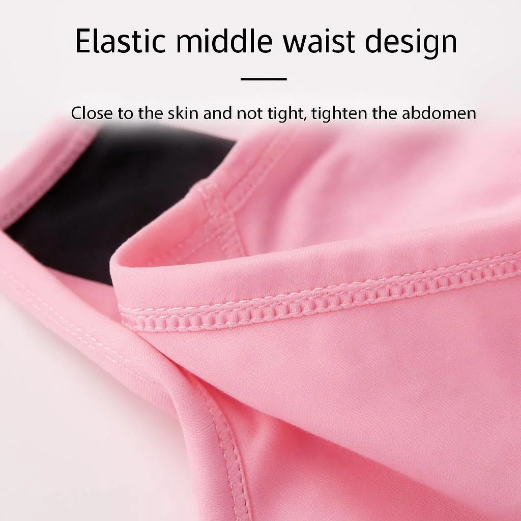 Eco-Friendly Reusable Period Underwear - Black & Pink Briefs (Pack of 3) - Image 7
