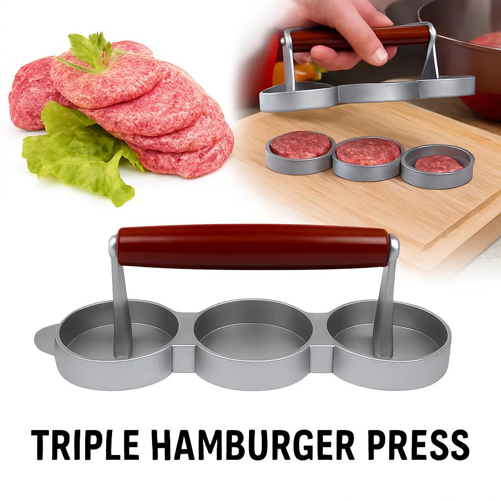 Eco-Friendly Hamburger Meat Press - Durable, Reusable Kitchen Tool - Image 3