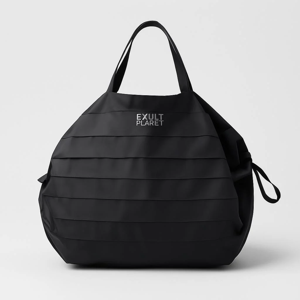 Eco-Friendly Reusable Black Shopping Bag - Sustainable Grocery Tote - Image 12