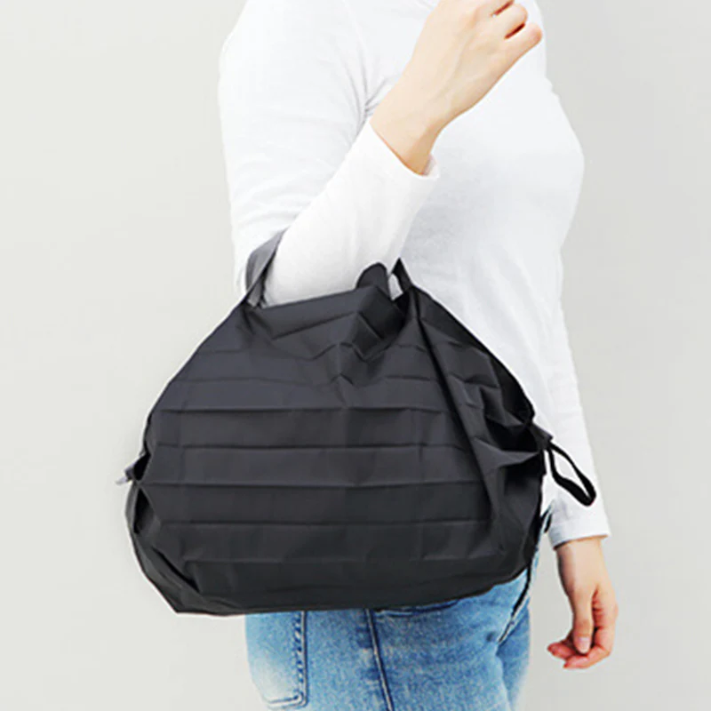 Eco-Friendly Reusable Black Shopping Bag - Sustainable Grocery Tote - Image 23