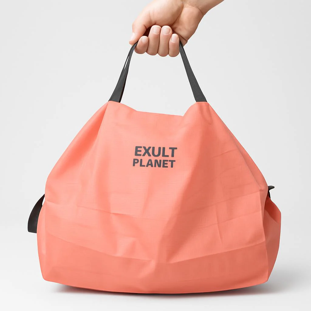 Eco-Friendly Reusable Black Shopping Bag - Sustainable Grocery Tote - Image 9