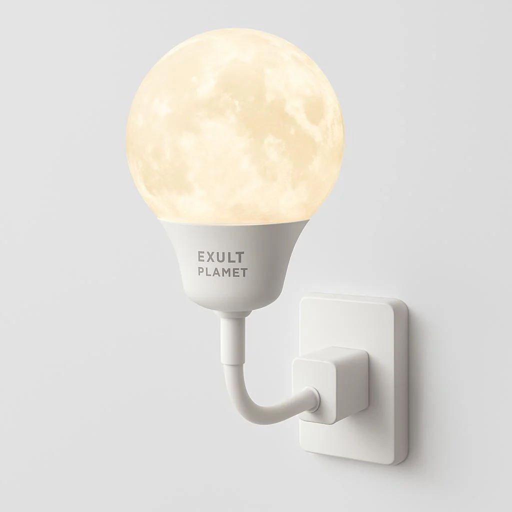 Moon Lamp - Eco-Friendly LED Decorative Lighting for Calming Ambiance - Image 6