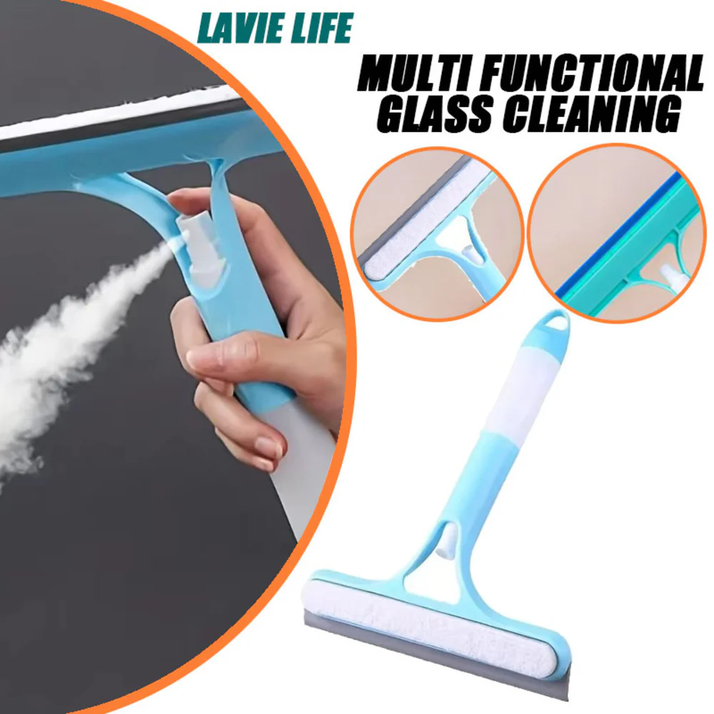Eco-Friendly Window Cleaner Spray with Squeegee - Image 11