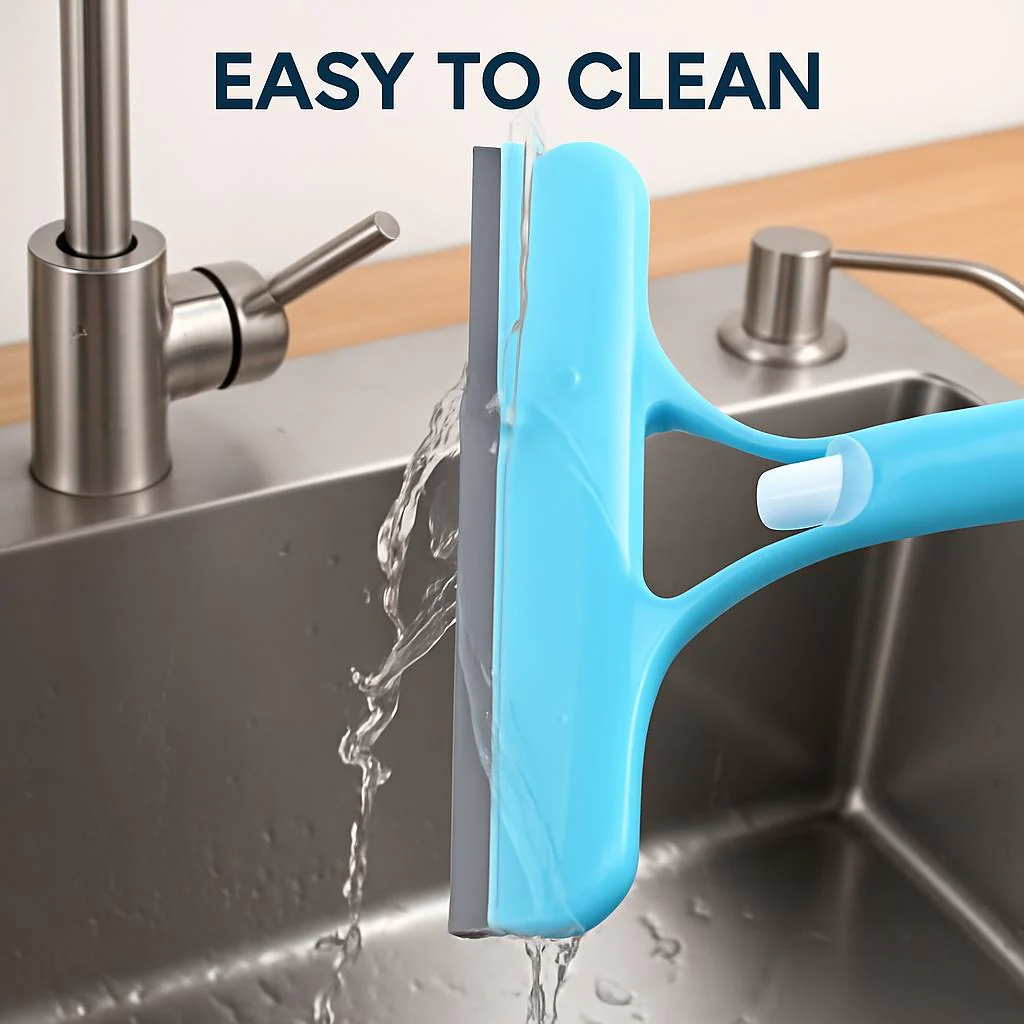 Eco-Friendly Window Cleaner Spray with Squeegee - Image 4