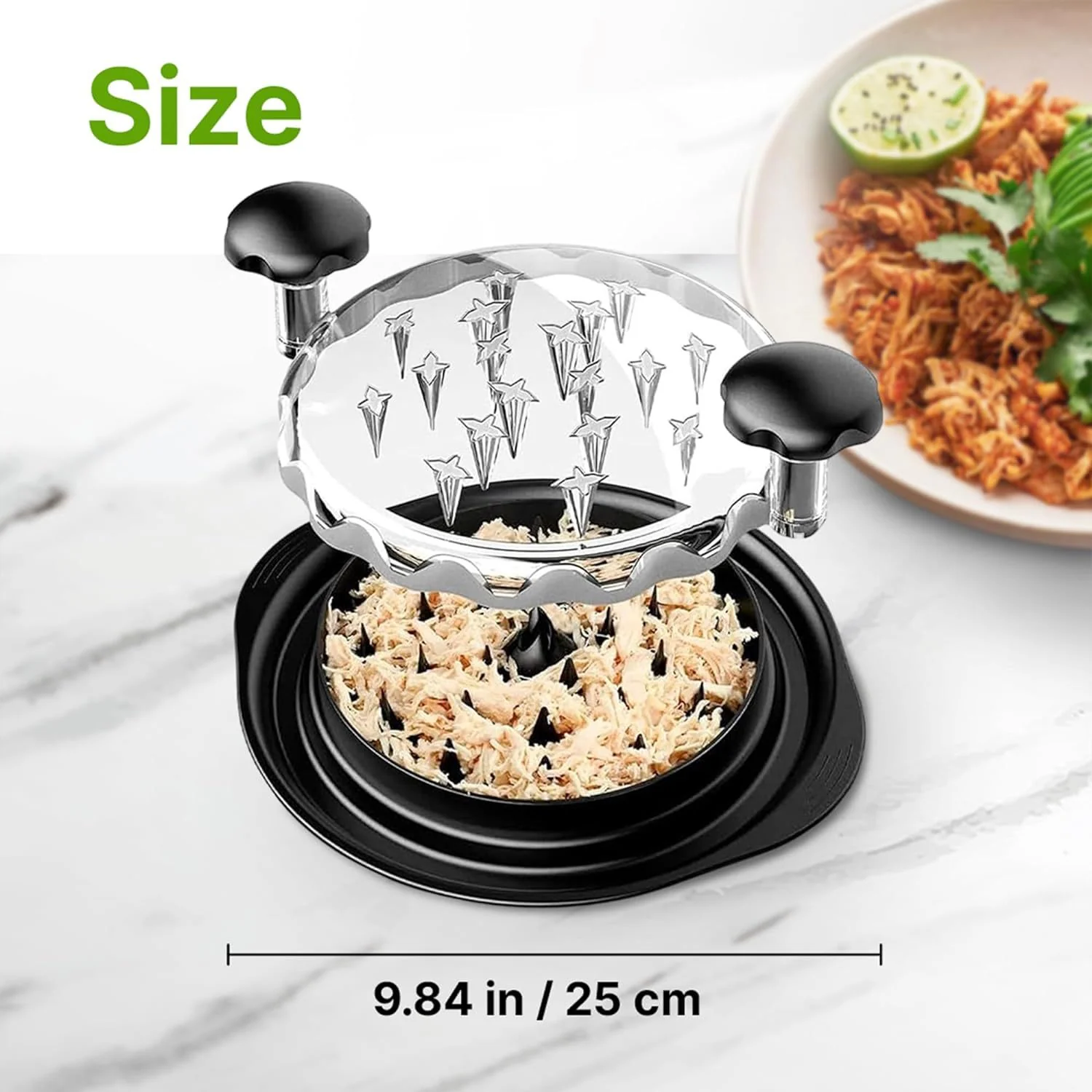 Multi Functional Chicken Shredder Machine Chicken Breast Meat Chopper Separator Meat Food Grinder Auxiliary Food Chopper Machine - Image 10
