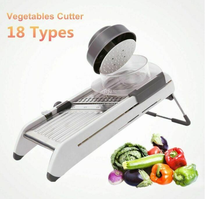 Versatile Mandoline Slicer for Precise Vegetable Cuts - Image 11