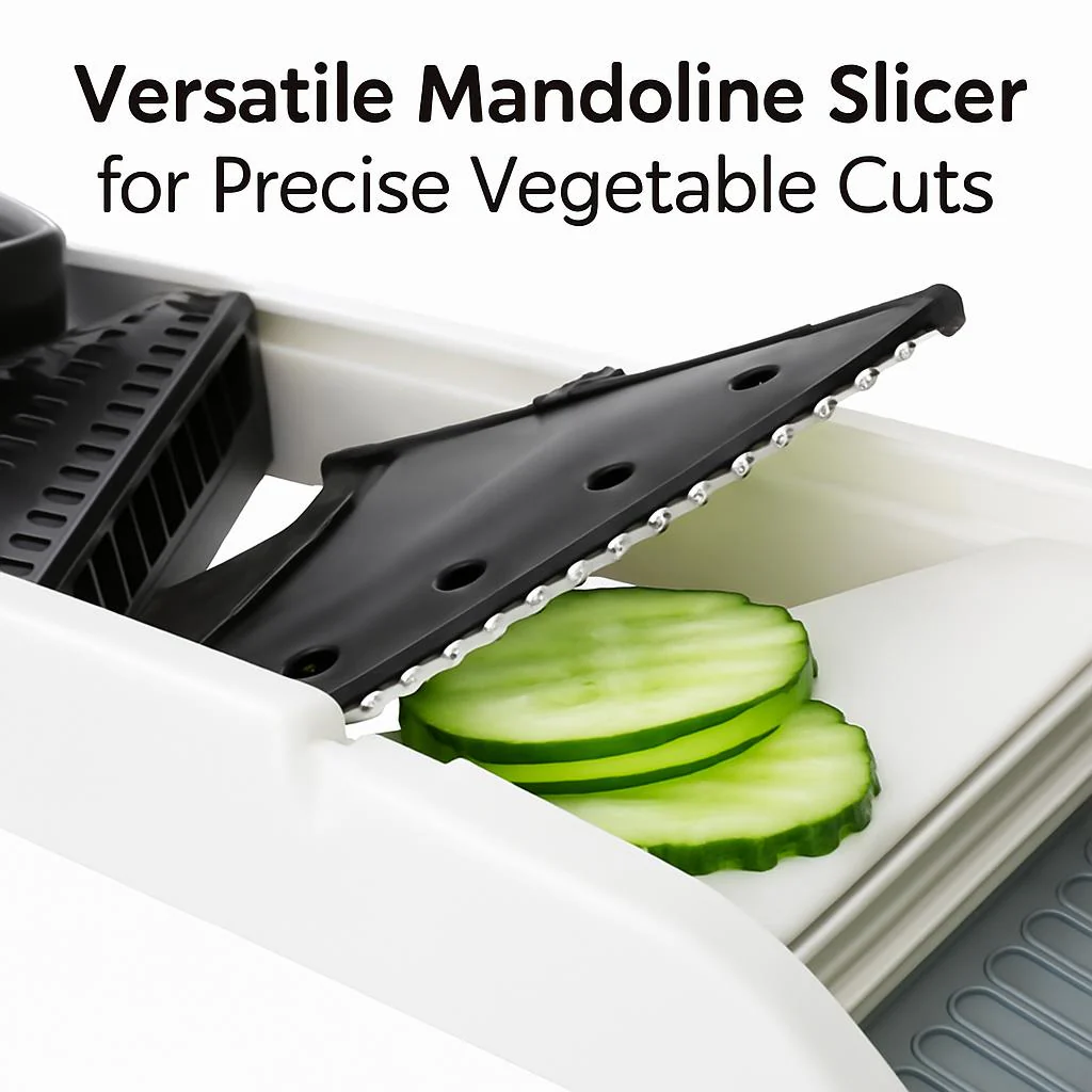 Versatile Mandoline Slicer for Precise Vegetable Cuts - Image 6