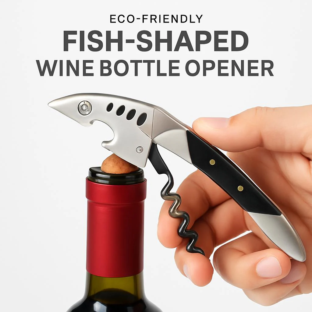 Eco-Friendly Fish-Shaped Wine Bottle Opener - Image 4