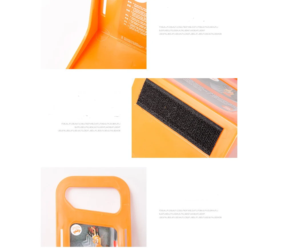 Eco-Friendly Orange Trunk Organizer for Sustainable Car Storage - Image 10