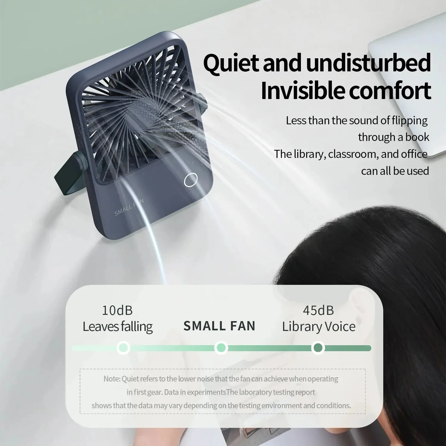 Portable Energy-Efficient Desk Fan for Personal Cooling - Image 9