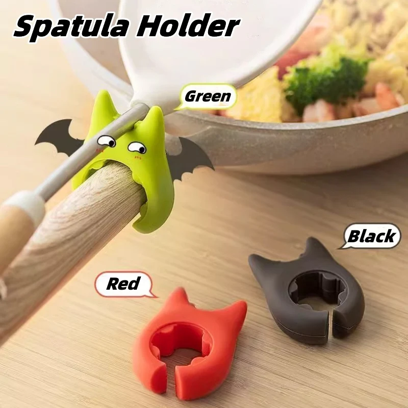 Eco-Friendly Silicone Spatula Holder for Mess-Free Cooking - Image 17