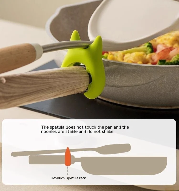 Eco-Friendly Silicone Spatula Holder for Mess-Free Cooking - Image 22
