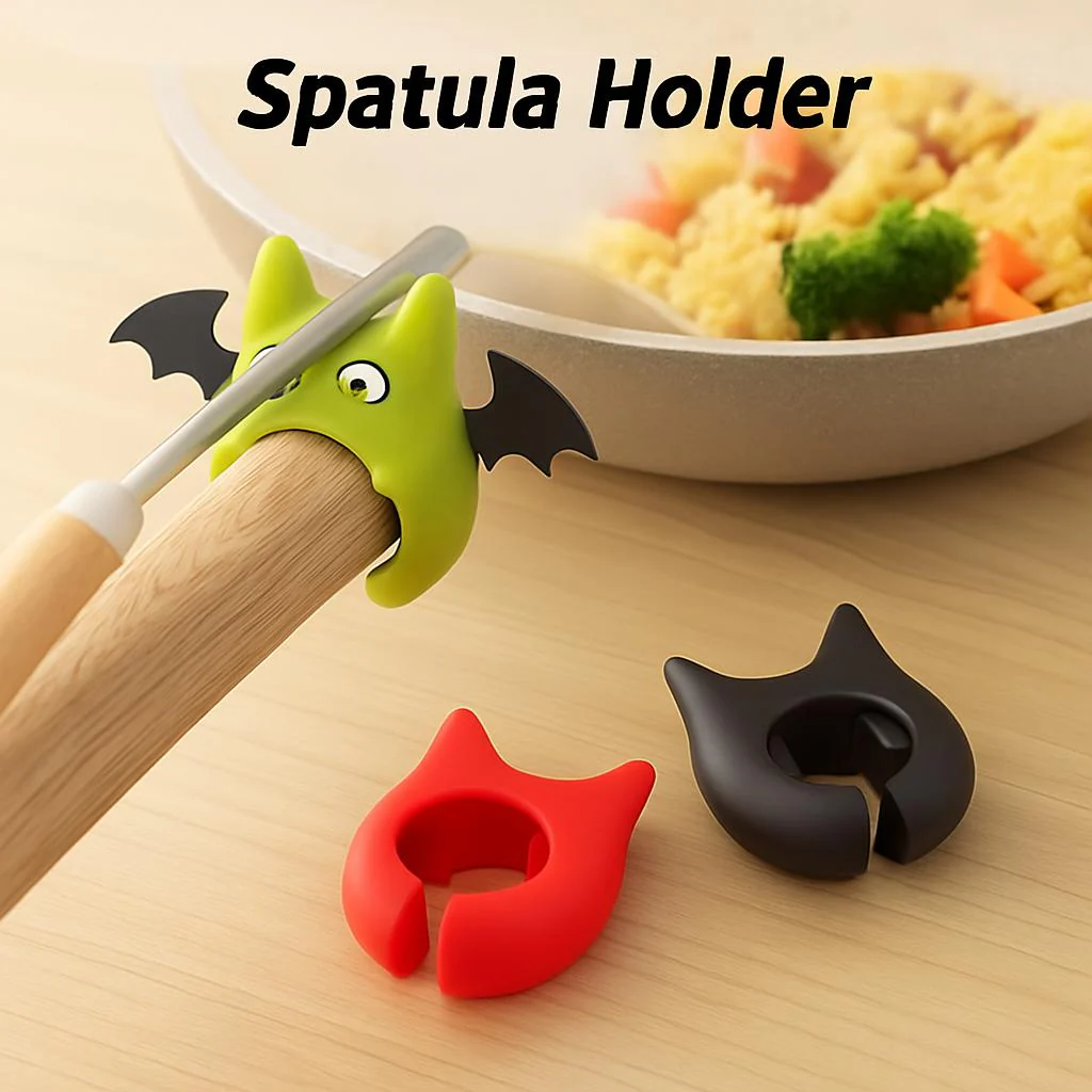Eco-Friendly Silicone Spatula Holder for Mess-Free Cooking - Image 6