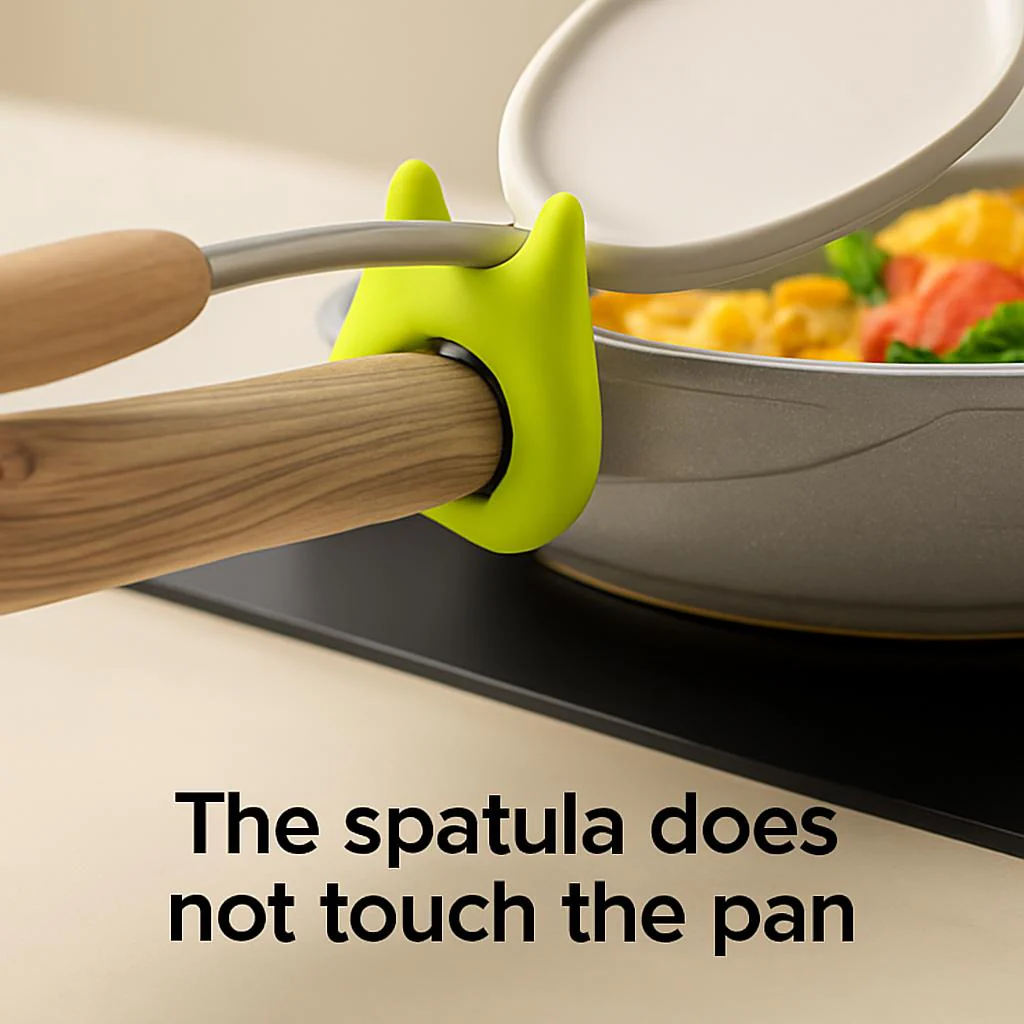 Eco-Friendly Silicone Spatula Holder for Mess-Free Cooking - Image 9