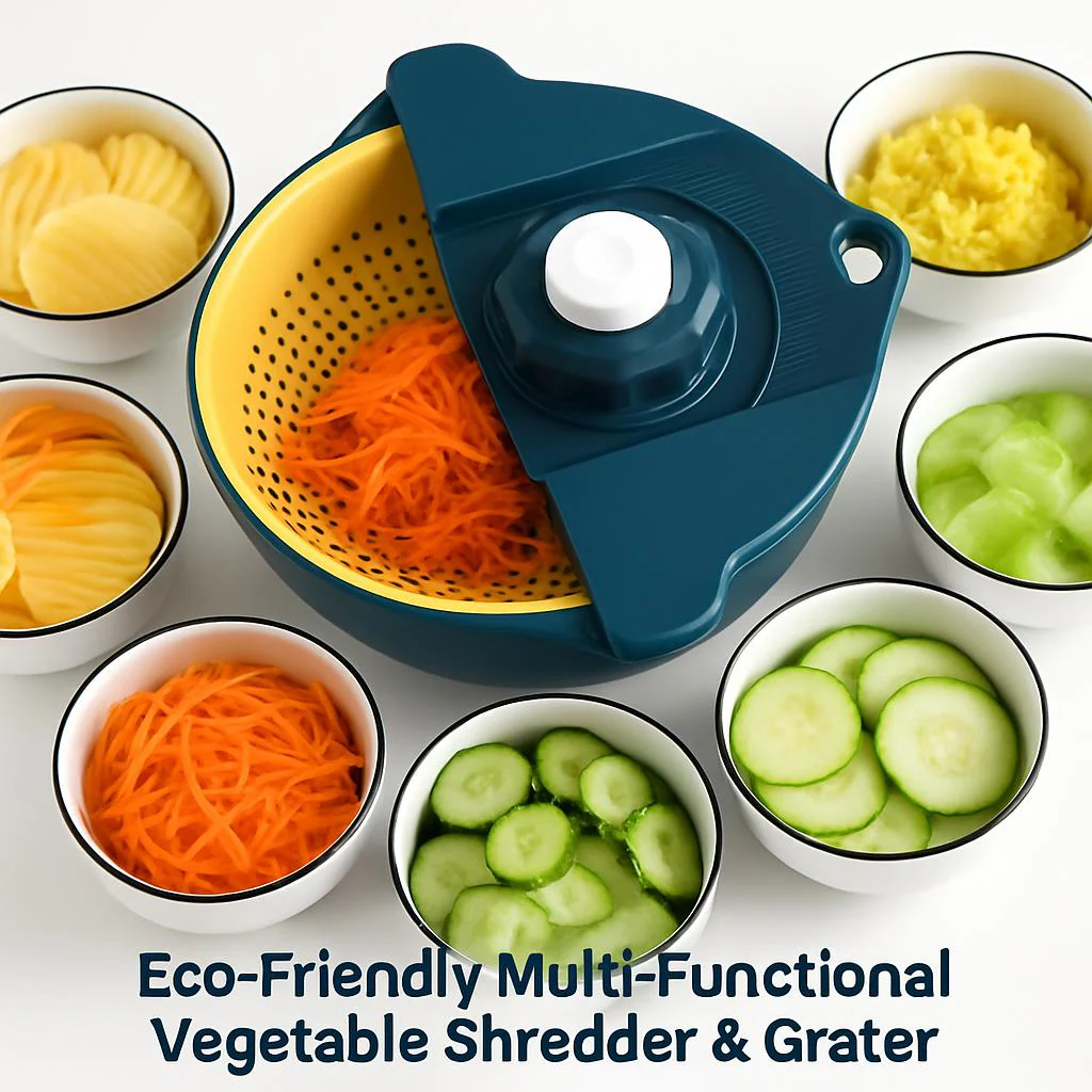 Eco-Friendly Multi-Functional Vegetable Shredder & Grater - Image 4
