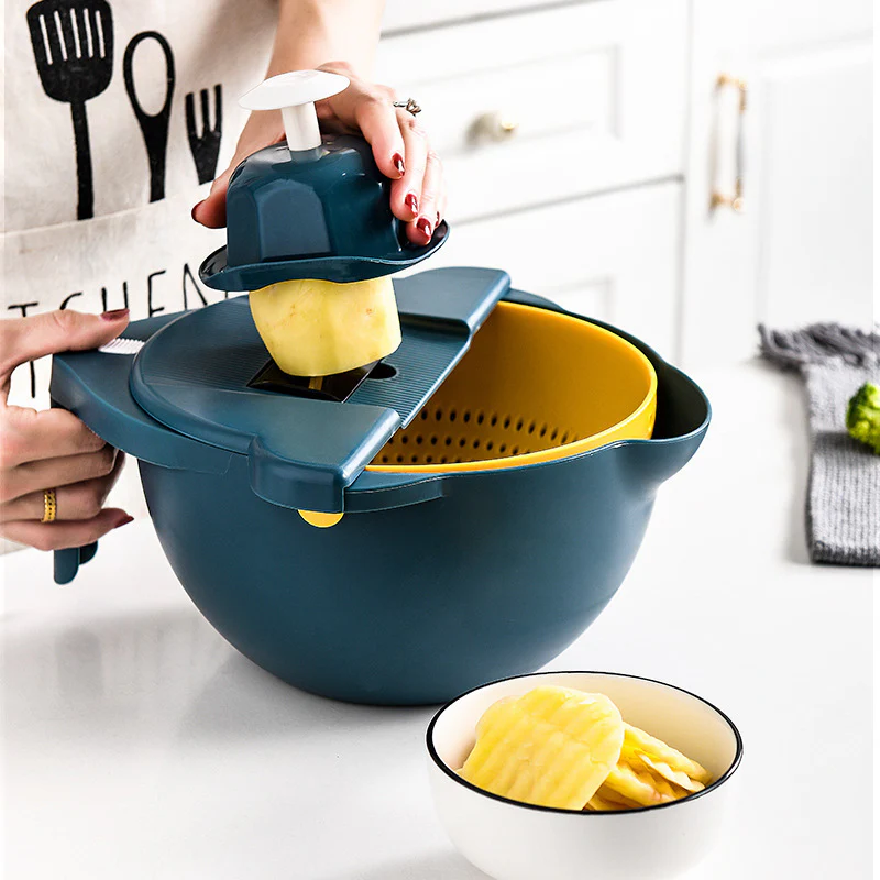 Eco-Friendly Multi-Functional Vegetable Shredder & Grater - Image 7