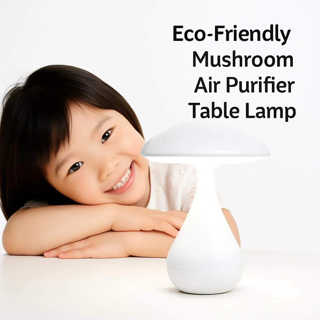 Eco-Friendly Mushroom Air Purifier Table Lamp - Image 5