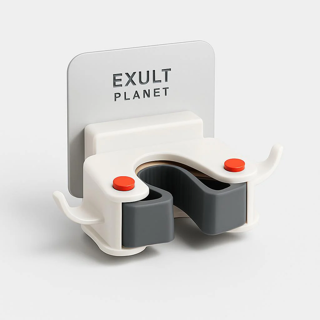 Eco-Friendly Wall-Mounted Mop and Broom Holder - Image 13