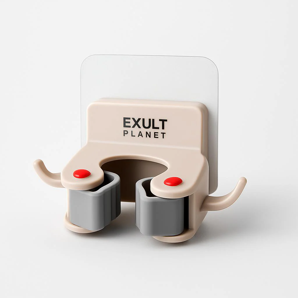 Eco-Friendly Wall-Mounted Mop and Broom Holder - Image 21