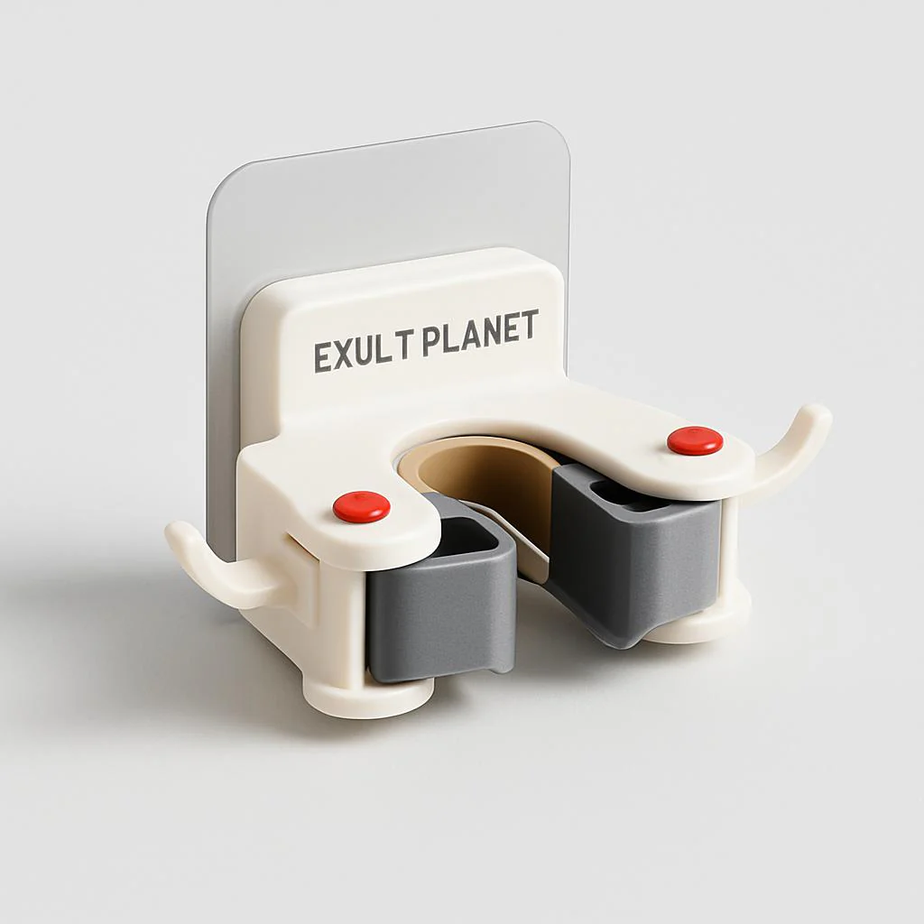 Eco-Friendly Wall-Mounted Mop and Broom Holder - Image 6