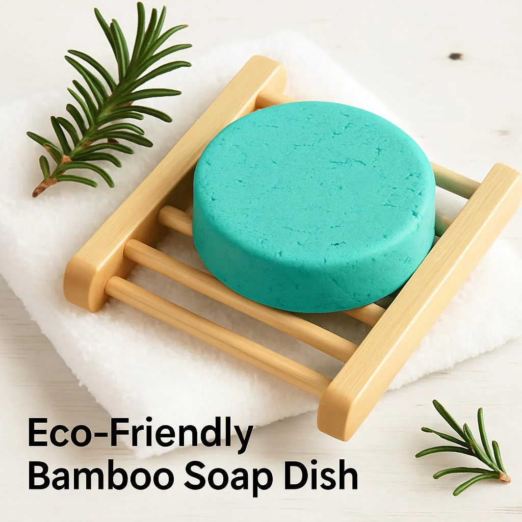 Eco-Friendly Bamboo Soap Dish - Sustainable & Biodegradable - Image 5