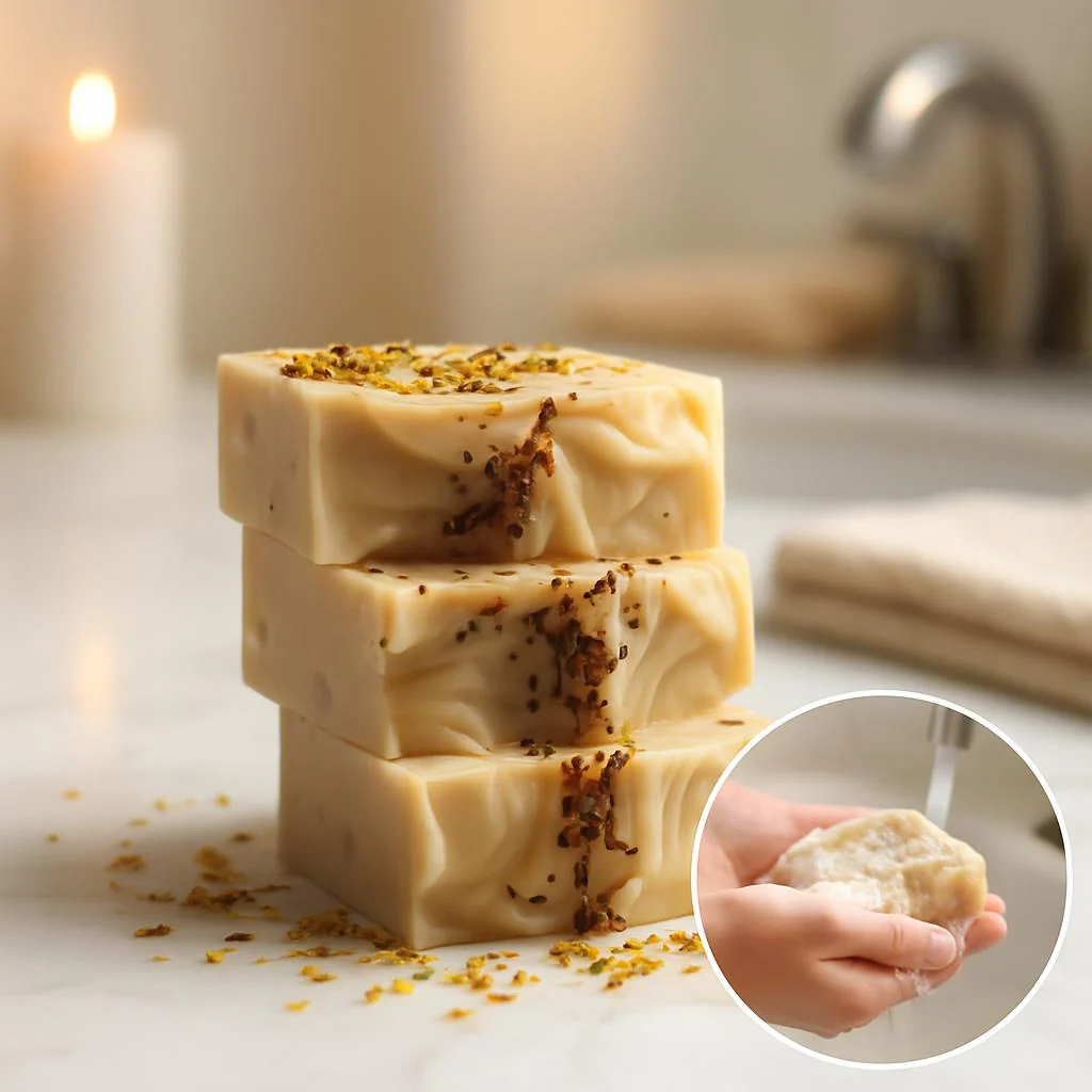 Hand Cut Natural Herbal Soap Bars (Pack of 3) – 180 g / 6.35 oz - Image 3