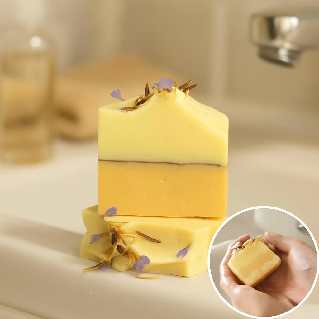 Hand Cut Natural Herbal Soap Bars (Pack of 3) – 180 g / 6.35 oz - Image 4