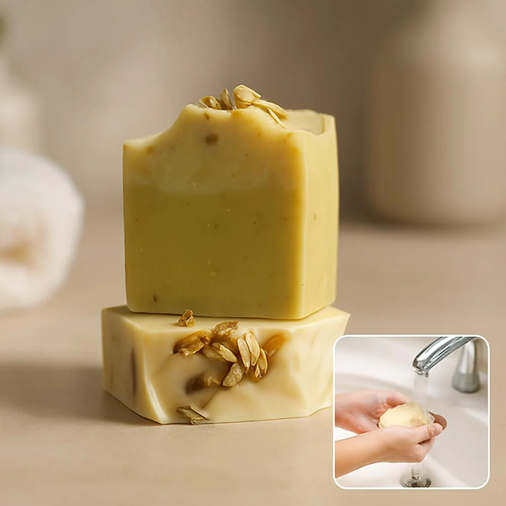 Hand Cut Natural Herbal Soap Bars (Pack of 3) – 180 g / 6.35 oz - Image 5