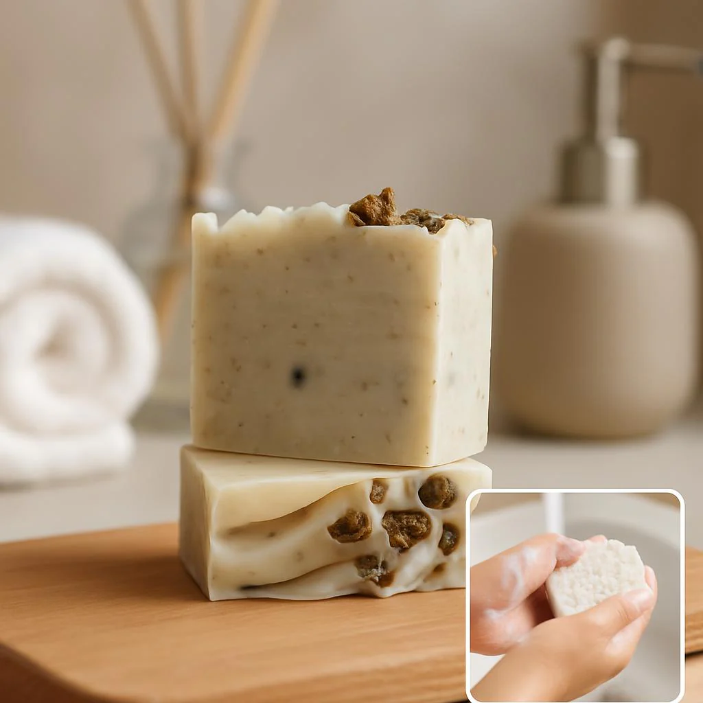 Hand Cut Natural Herbal Soap Bars (Pack of 3) – 180 g / 6.35 oz - Image 6