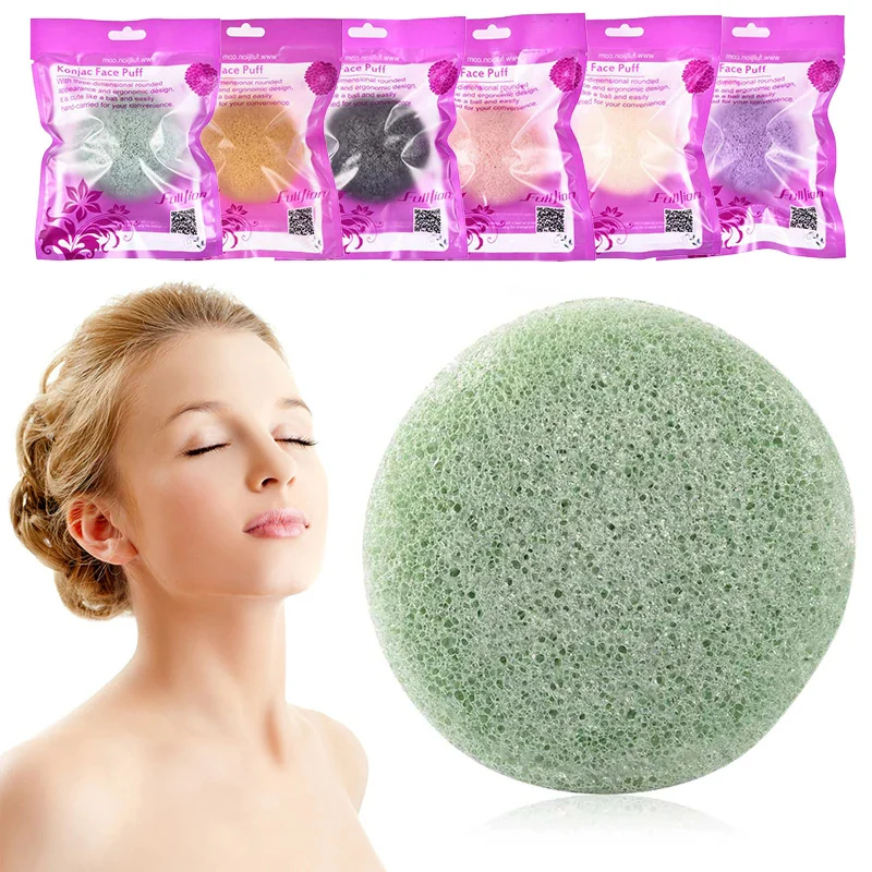 Natural Konjac Face Puff - Biodegradable Facial Cleansing Sponge - Image 14