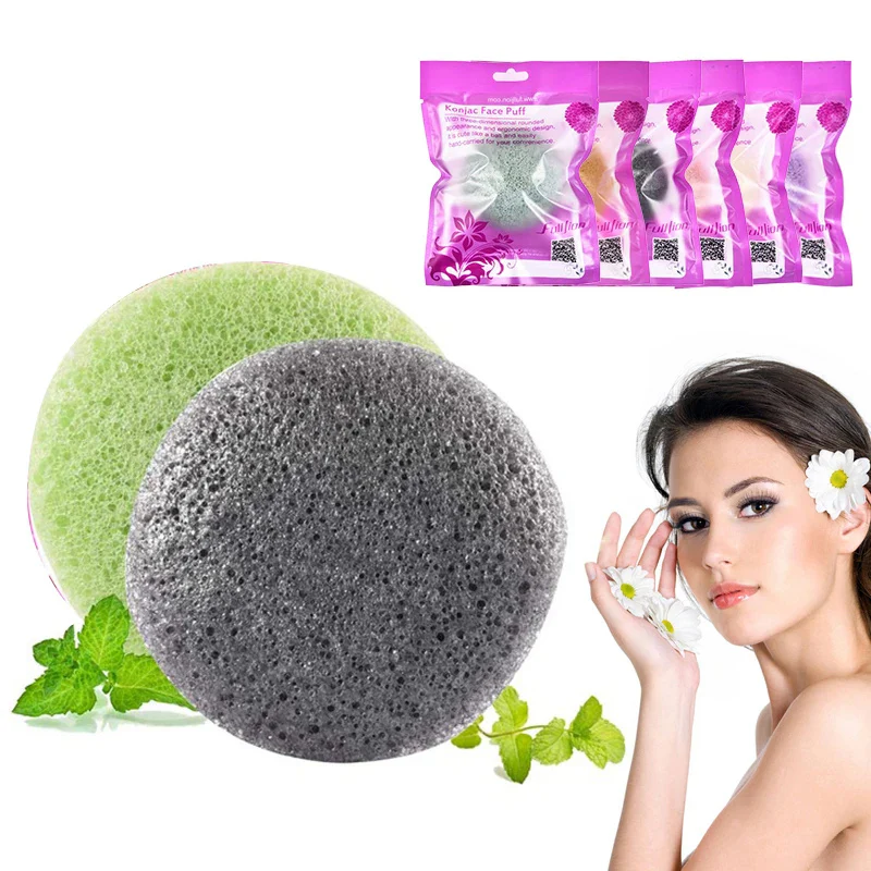 Natural Konjac Face Puff - Biodegradable Facial Cleansing Sponge - Image 15