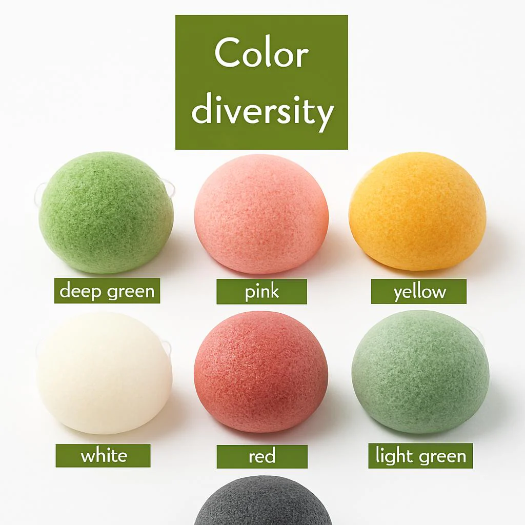 Natural Konjac Face Puff - Biodegradable Facial Cleansing Sponge - Image 4