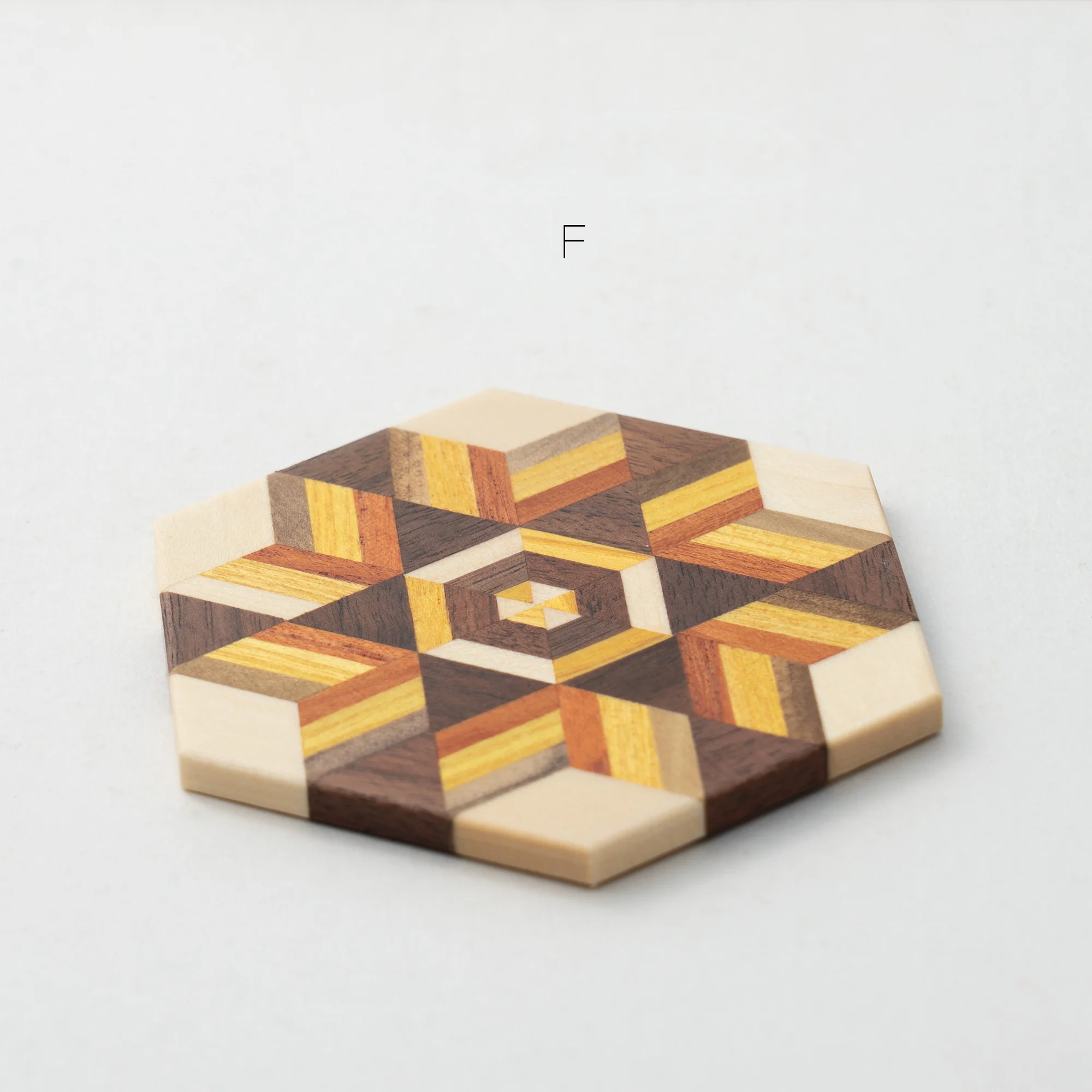 Eco-Friendly Hexagonal Wooden Coaster - Sustainable Home Decor - Image 17