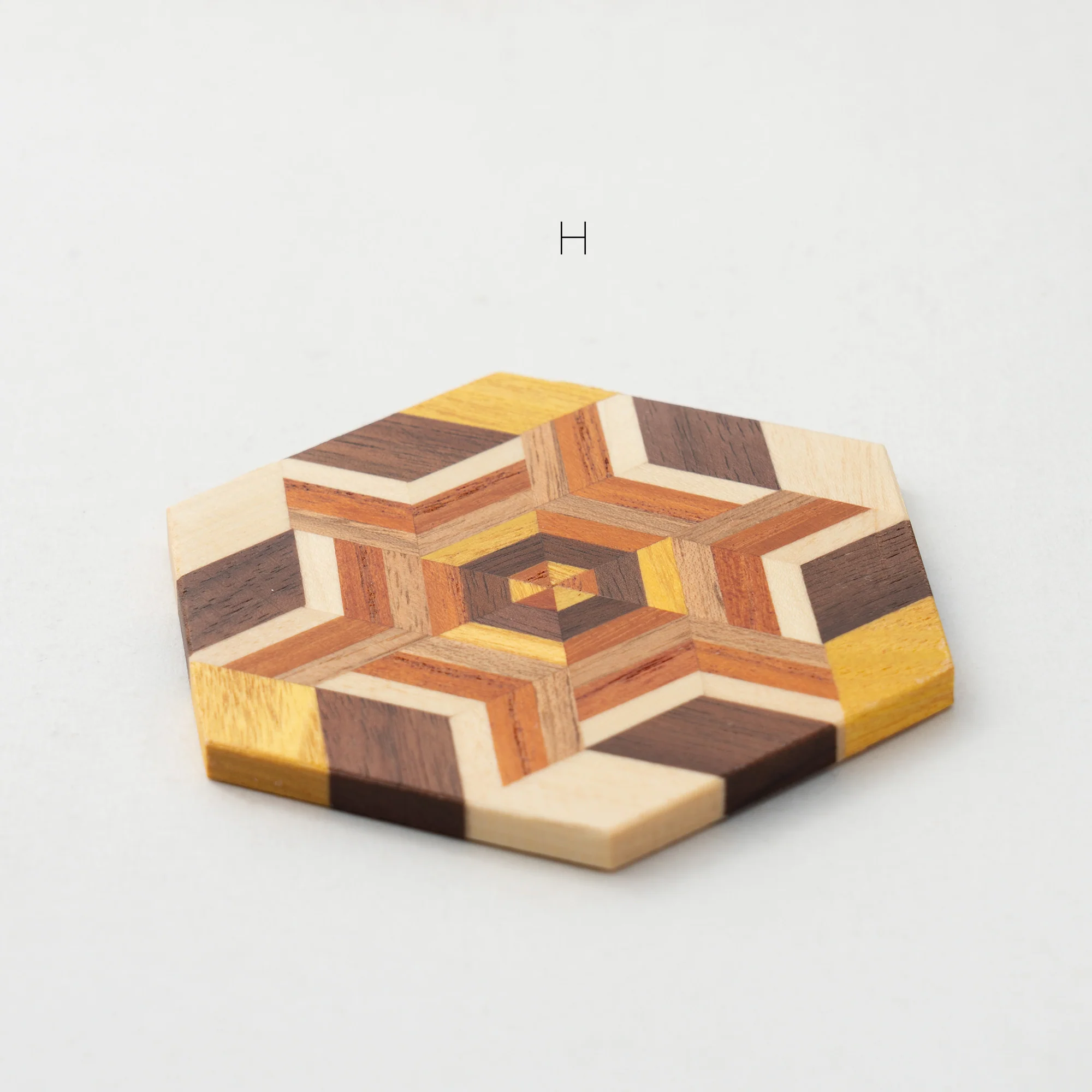 Eco-Friendly Hexagonal Wooden Coaster - Sustainable Home Decor - Image 19