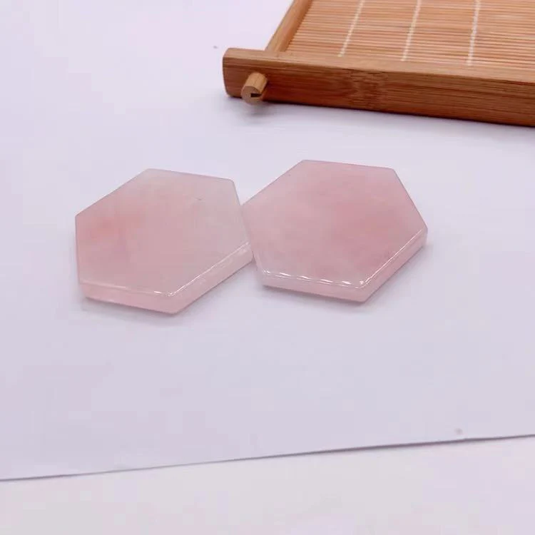 Eco-Friendly Hexagonal Natural Stone Coaster Set - Image 12