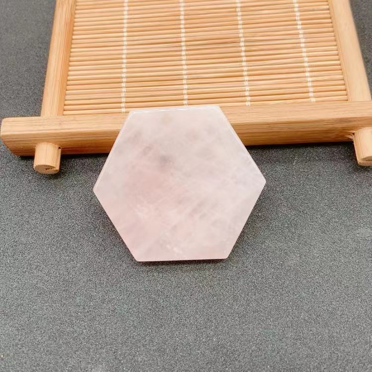 Eco-Friendly Hexagonal Natural Stone Coaster Set - Image 13