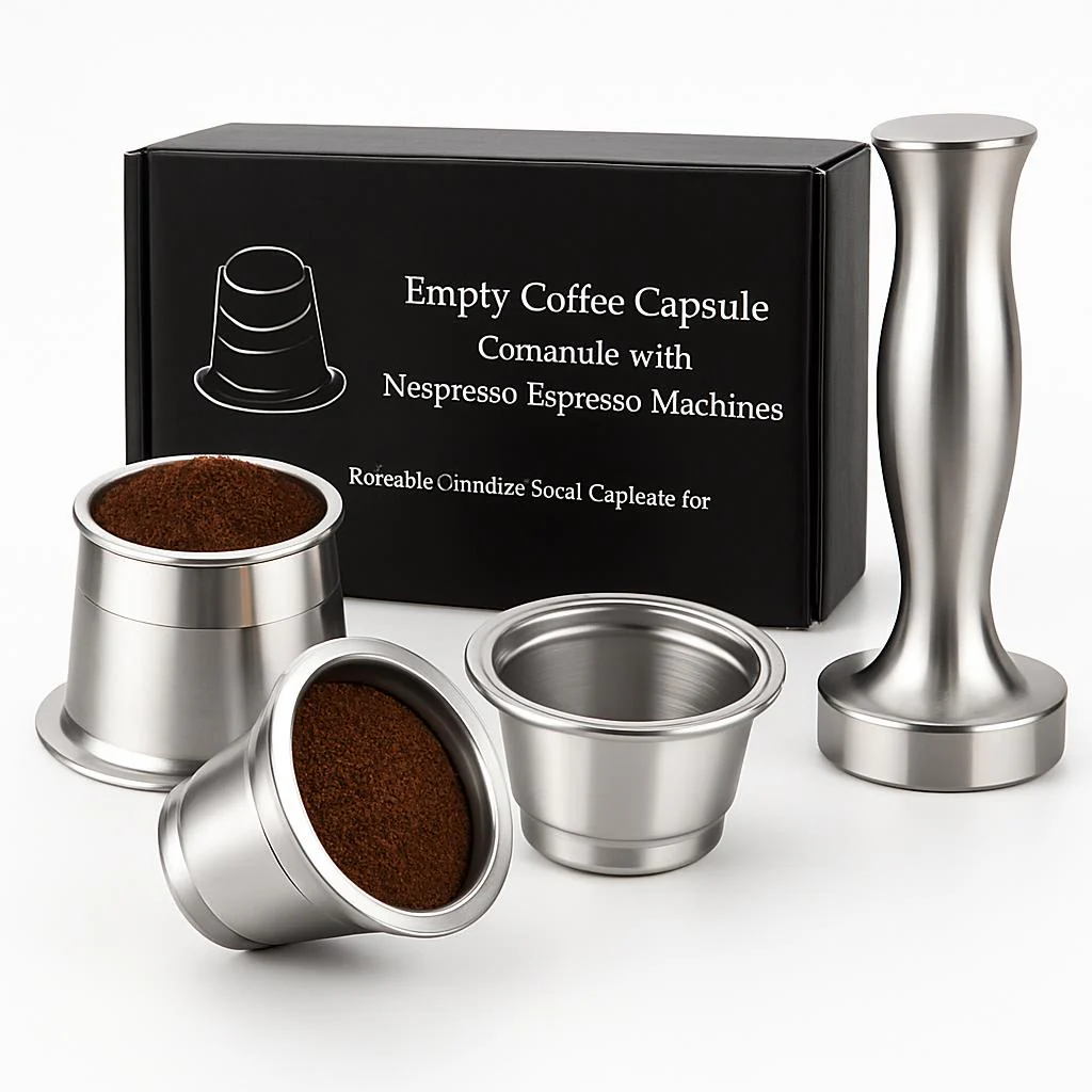 Eco-Friendly Coffee Capsule Machine with Reusable Pods - Image 6