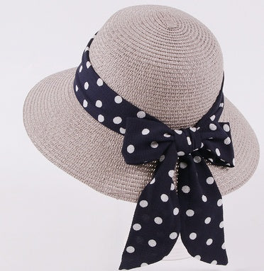 Eco-Friendly Kids Wide-Brimmed Sun Hat with Ribbon Bow - Image 11