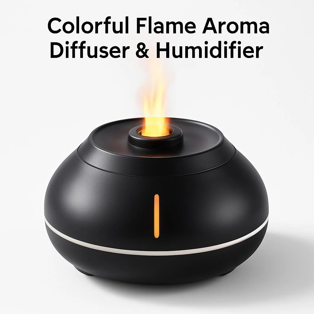 Colorful Flame Aroma Diffuser & Humidifier - Image 7