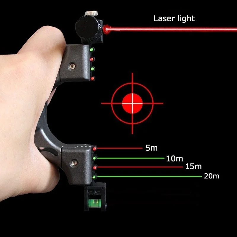 New Outdoor Hunting Shooting Slingshot Laser Aiming Slingshot - Image 5